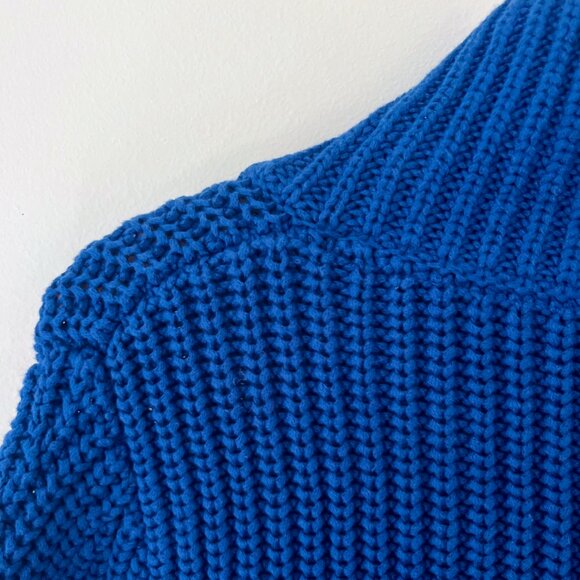 Poetry Cotton Zip Neck Ribbed Sweater - Picture 7 of 8